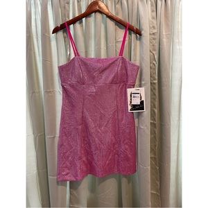 Pink Sparkle Mini Dress